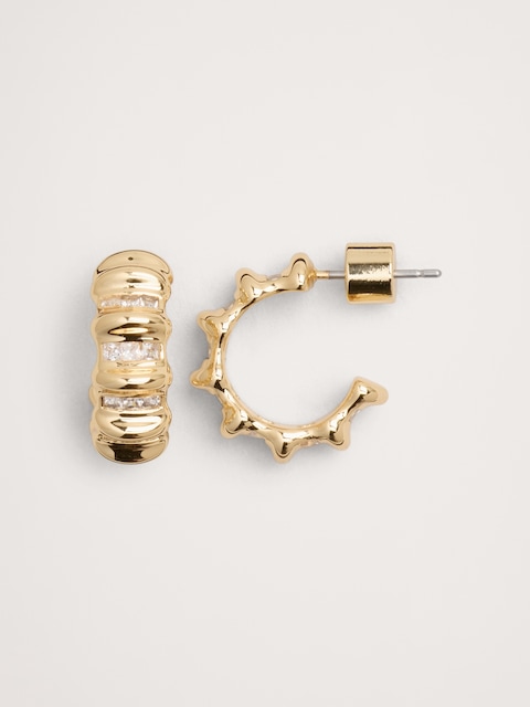 Sculptural Hoop Earrings
