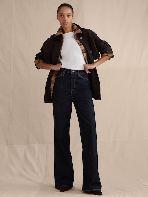 Ultra High-Rise Flare Jean