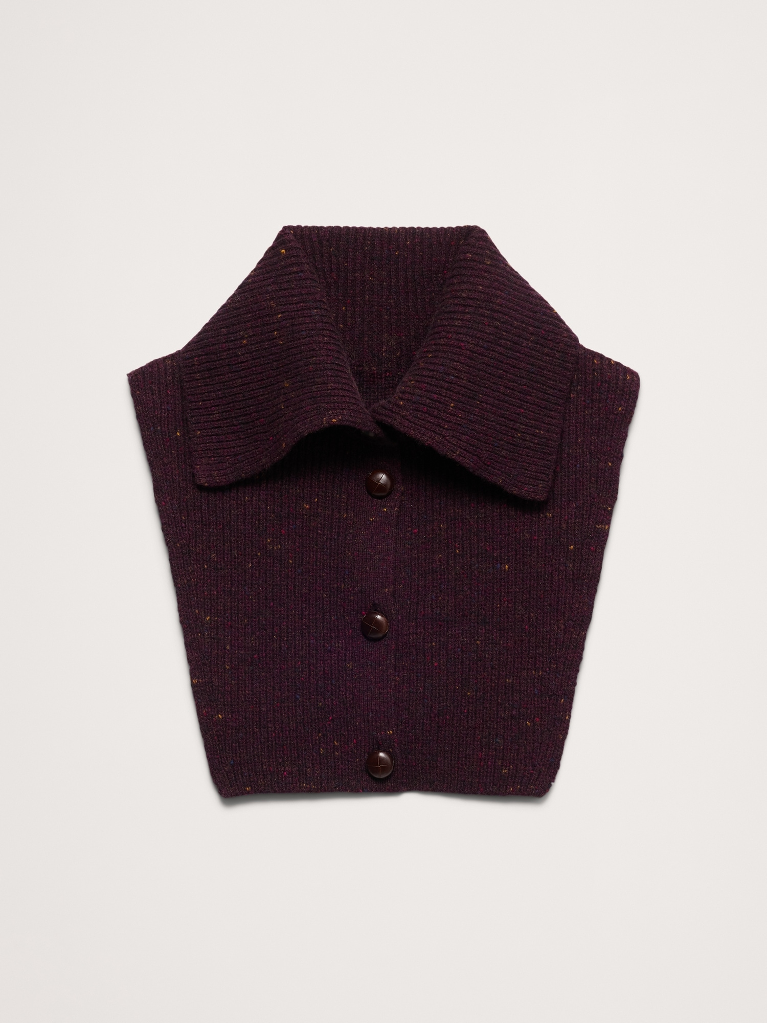 Wool-Cotton Dickie Collar - thumbnail 5