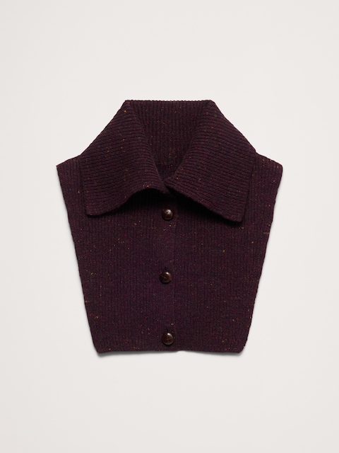 Wool-Cotton Dickie Collar