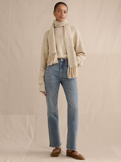 High-Rise Kick-Flare Jean