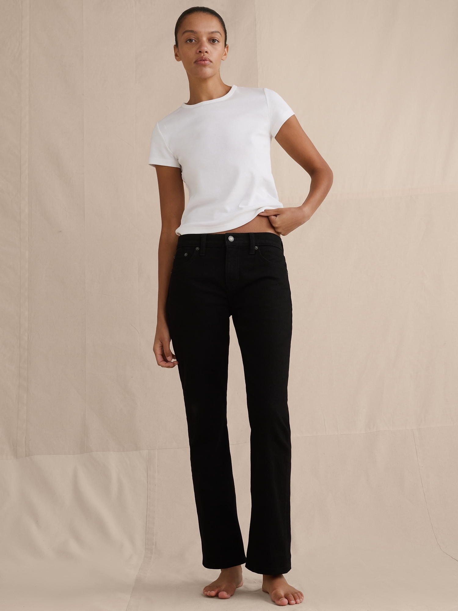 Low-Rise Kick-Straight Jean - thumbnail 10