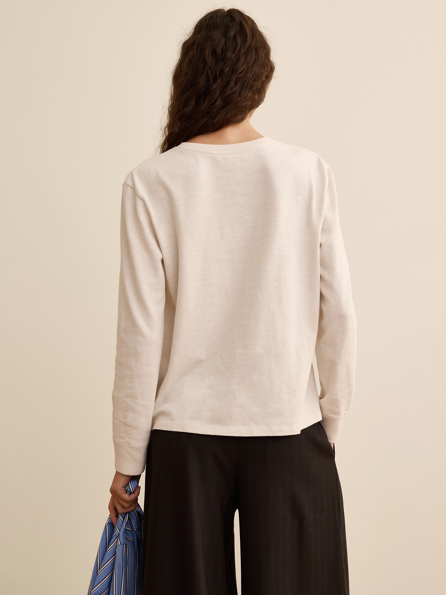 Banana Republic x La Ligne The Relaxed Cotton Crew-Neck T-Shirt