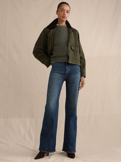 Ultra High-Rise Flare Jean