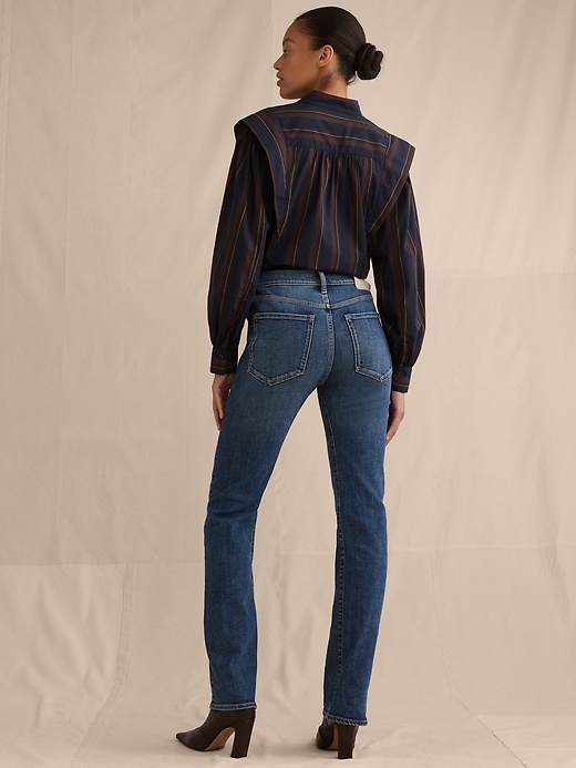 High-Rise Slim Jean - Banana Republic