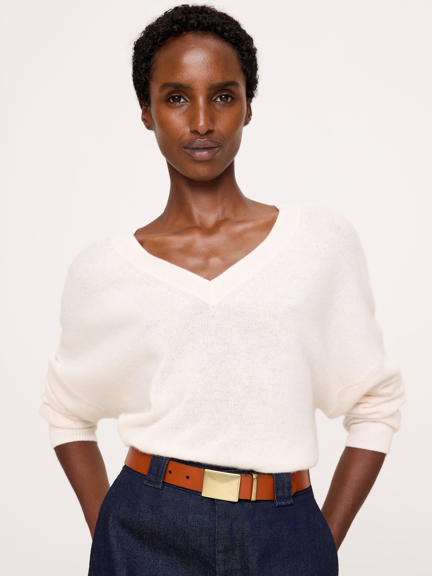 Leather Solid-Buckle Belt - thumbnail 2