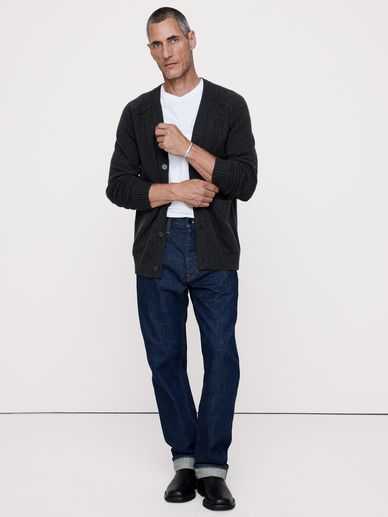 Cotton-Cashmere Cardigan
