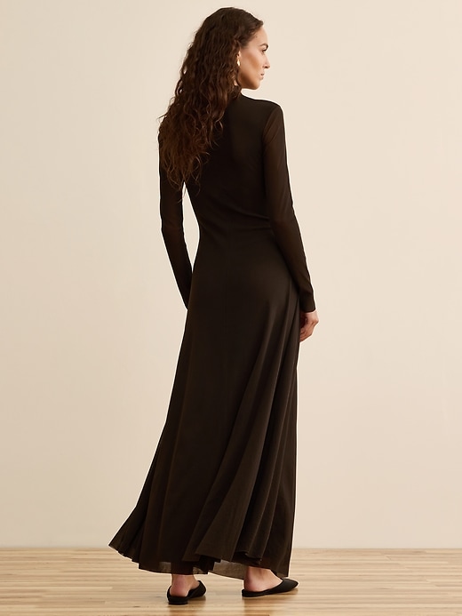 Banana Republic x La Ligne | The Mesh Maxi Dress