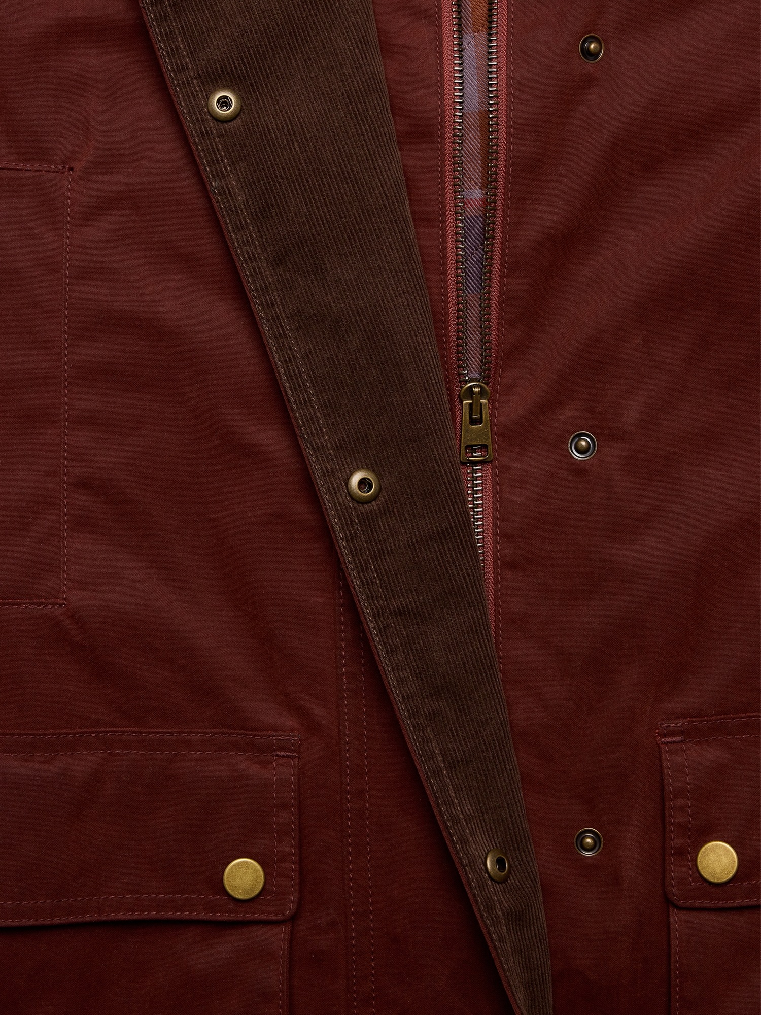 Женская куртка Banana Republic Archive Reissue Waxed Cotton Utility, цвет: Карамельный коричневый — фото 5