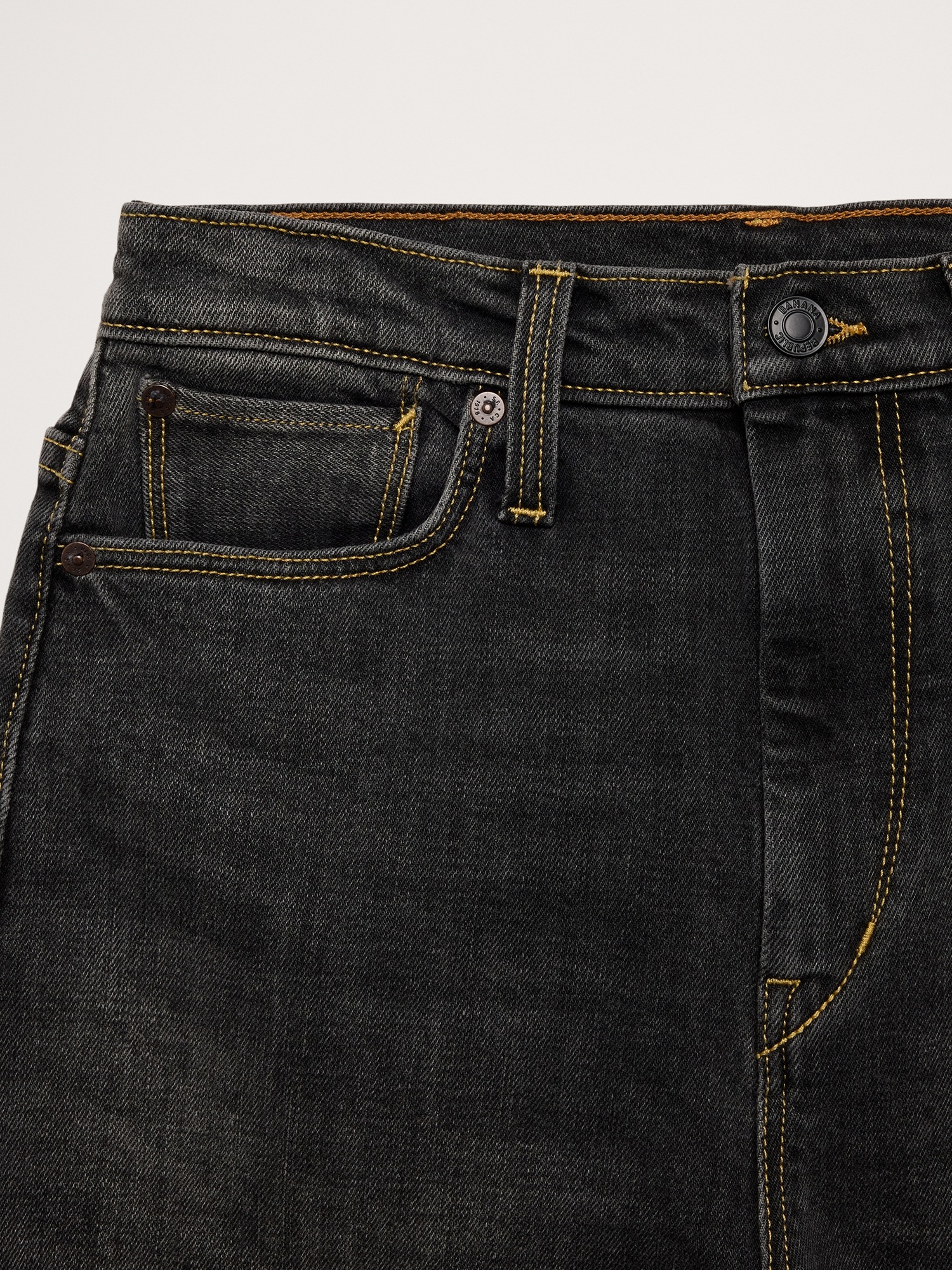 Женские джинсы Banana Republic Ultra High-Rise Flare Jean, цвет: Серый варёный — фото 6