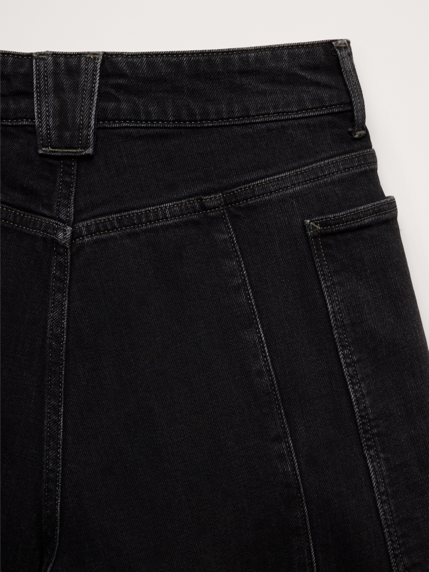 Женские джинсы Banana Republic High-Rise Barrel Jean, цвет: Чёрный варёный — фото 6