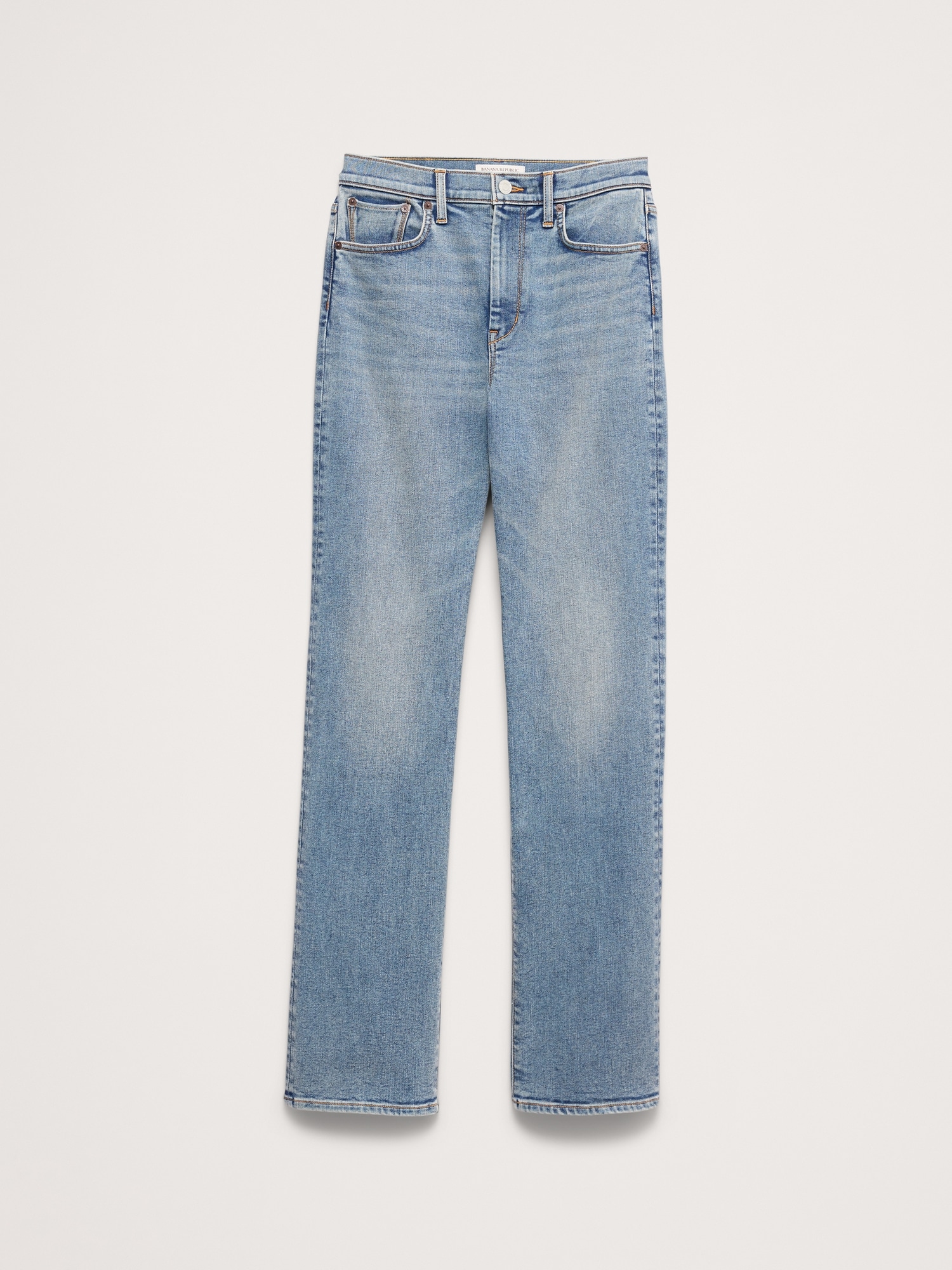 High-Rise Slim-Straight Jean