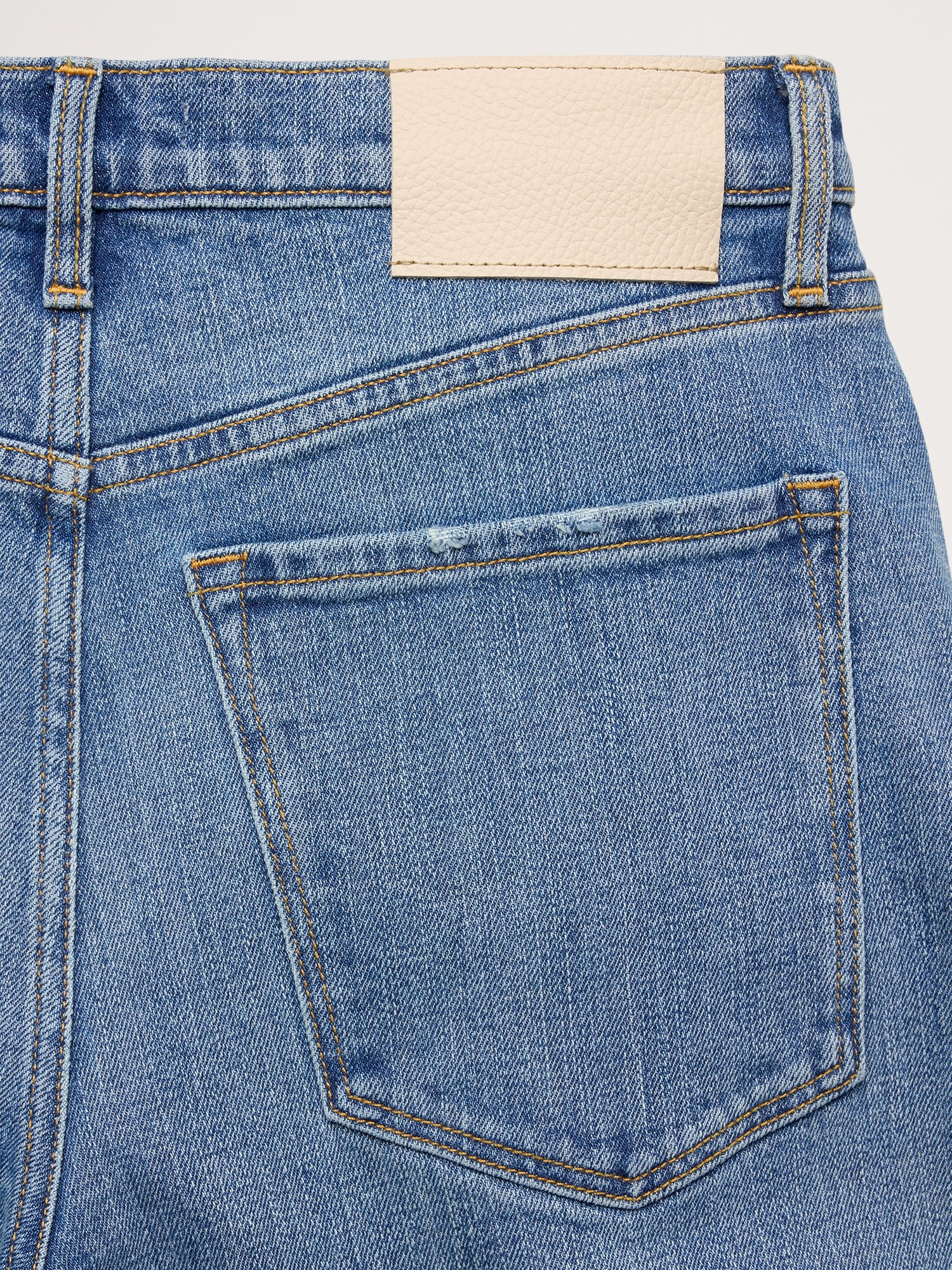 Женские джинсы Banana Republic High-Rise Relaxed Wide-Leg Jean, цвет: Светлая варка — фото 6