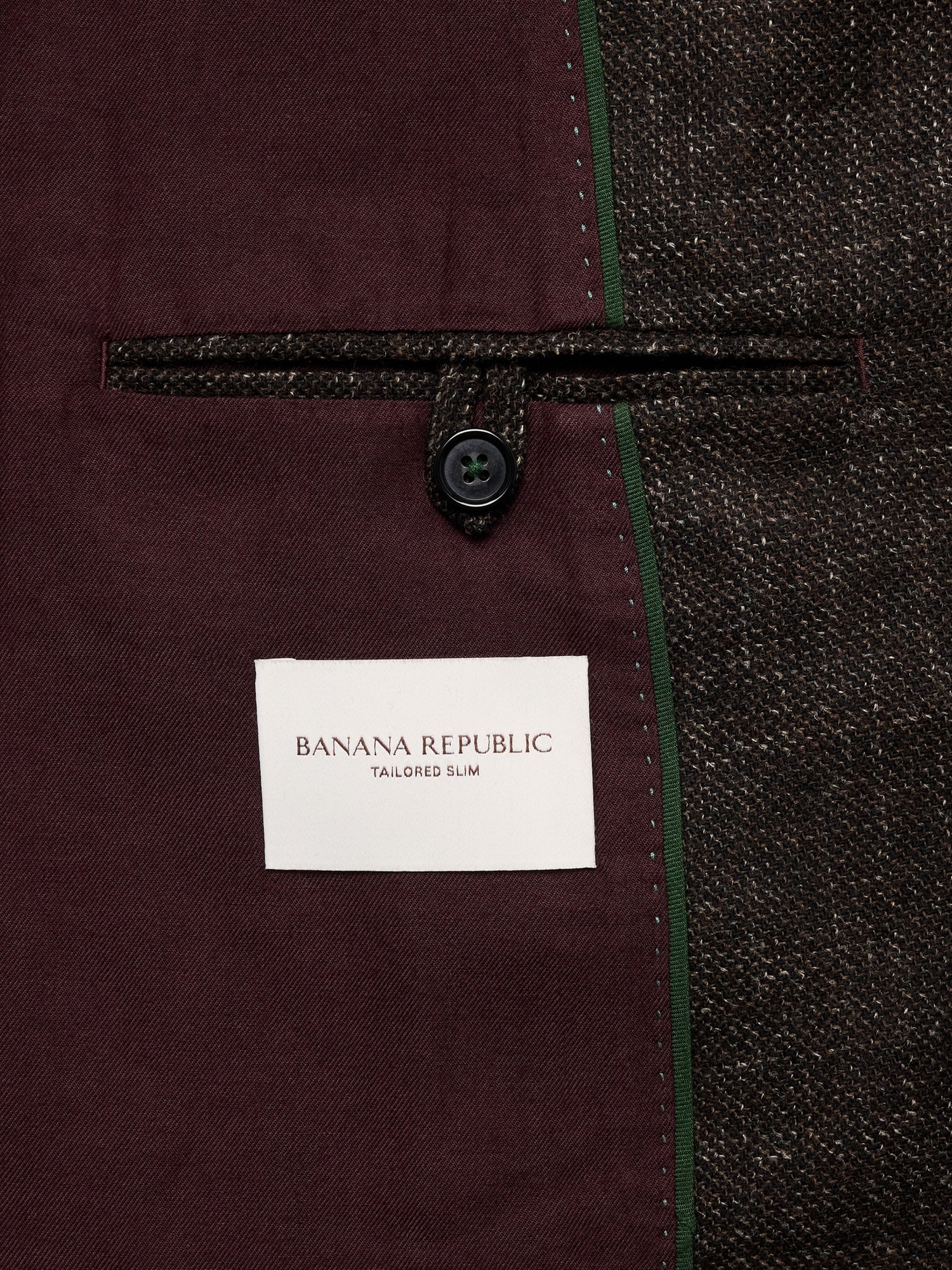 Tailored Slim Italian Wool-Blend Suit Jacket - thumbnail 6