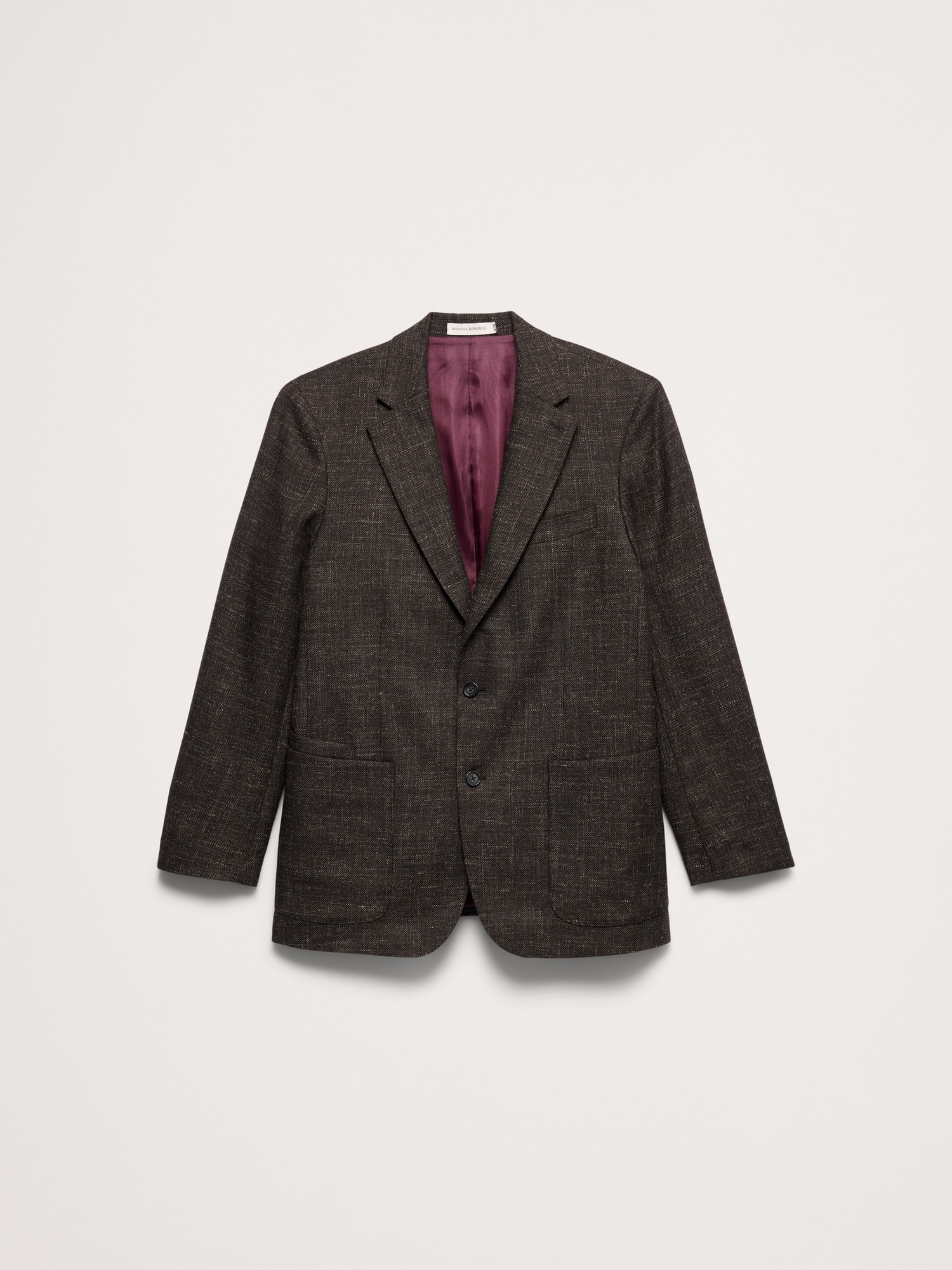 Tailored Slim Italian Wool-Blend Suit Jacket