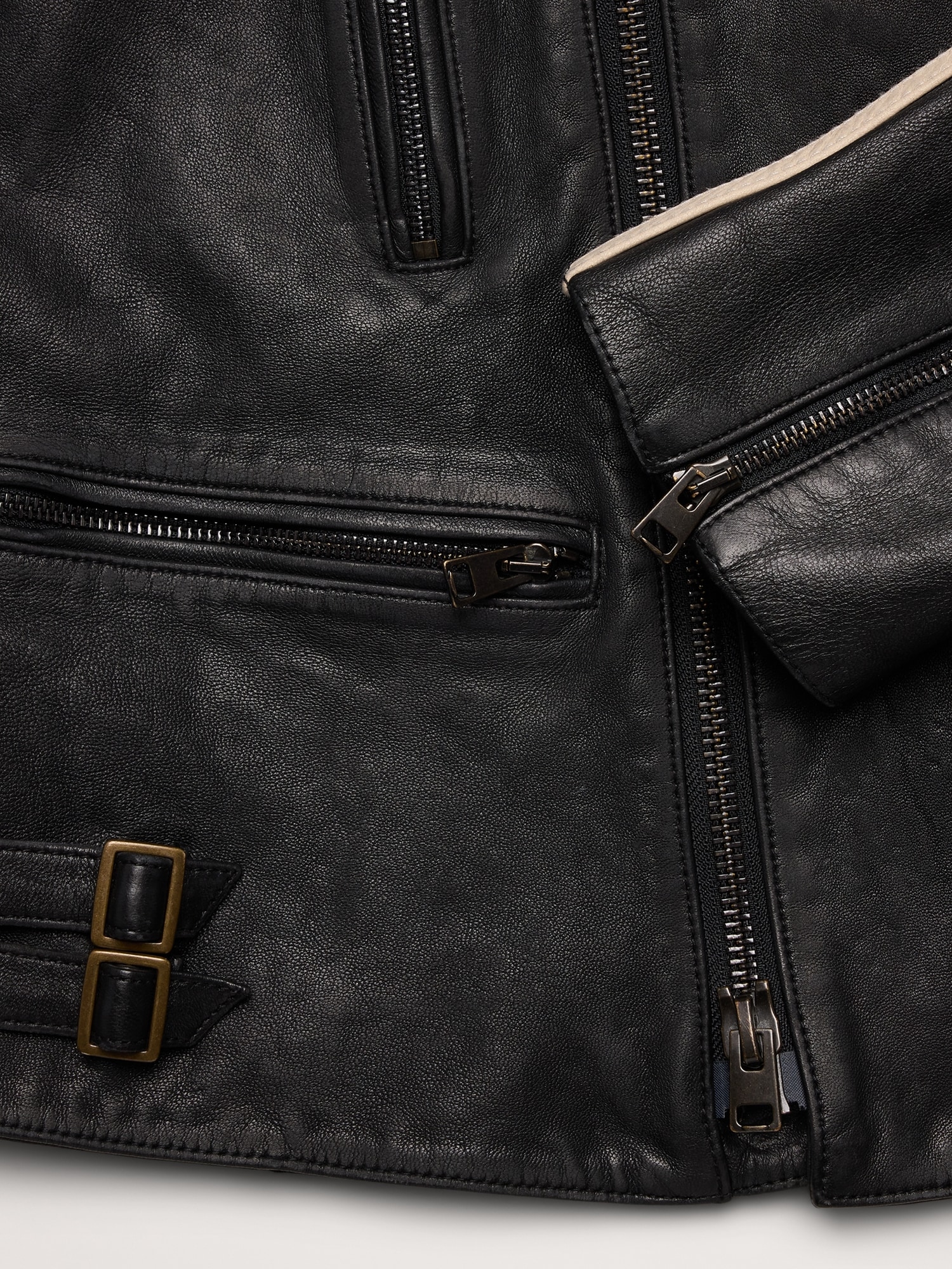 Classic Leather Biker Jacket