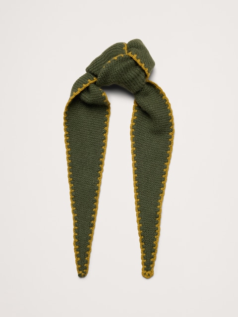 Stitch Thin Neck Scarf By Vismaya