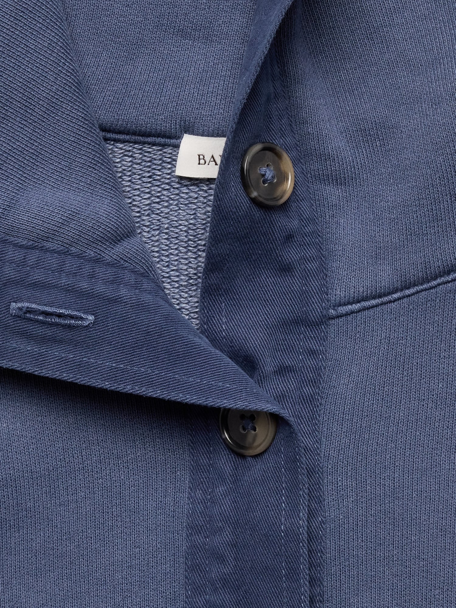French Terry Stand-Collar Sweatshirt