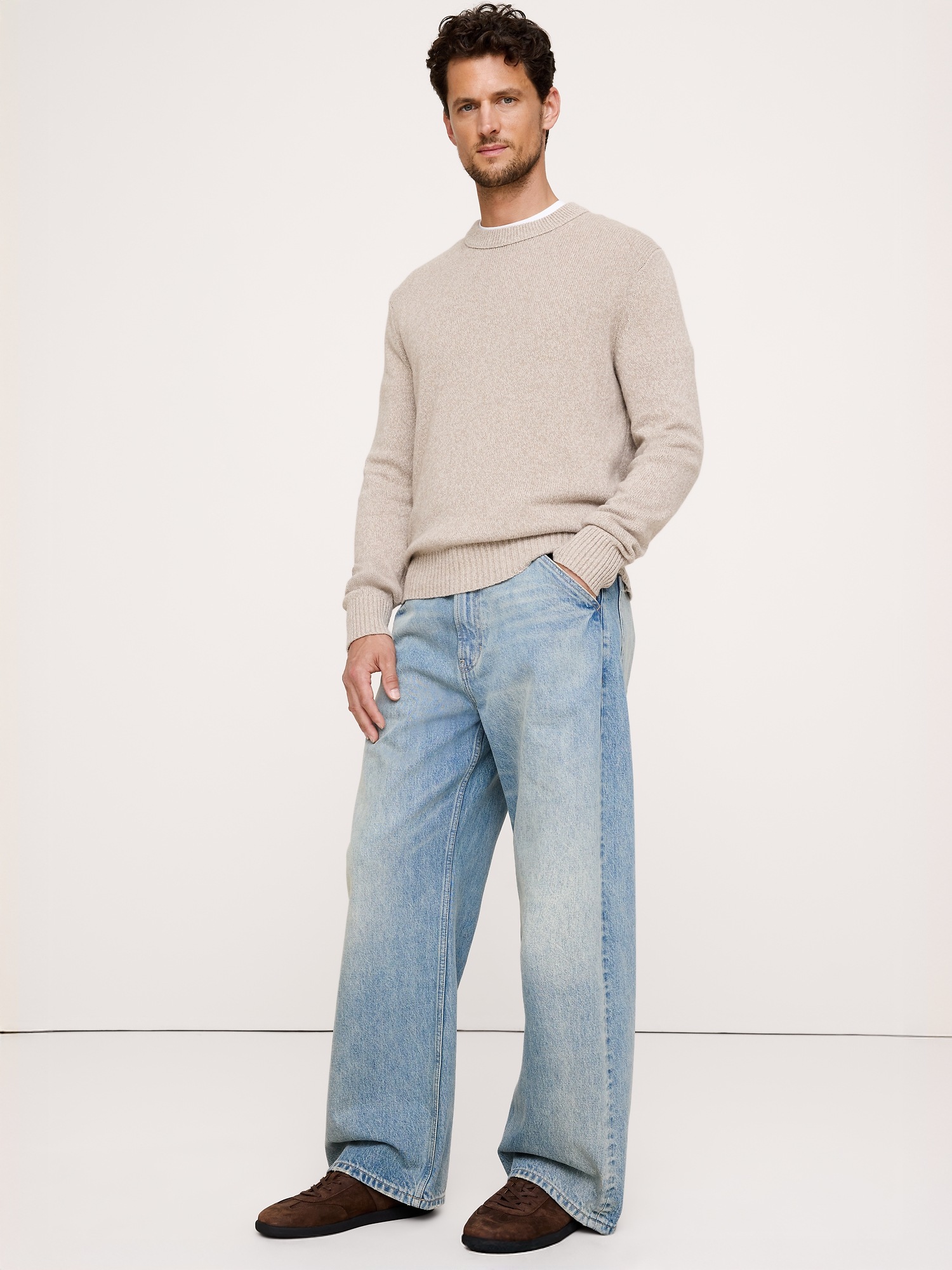Мужские кроссовки Banana Republic Italian Suede, цвет: Шоколадный коричневый — фото 2