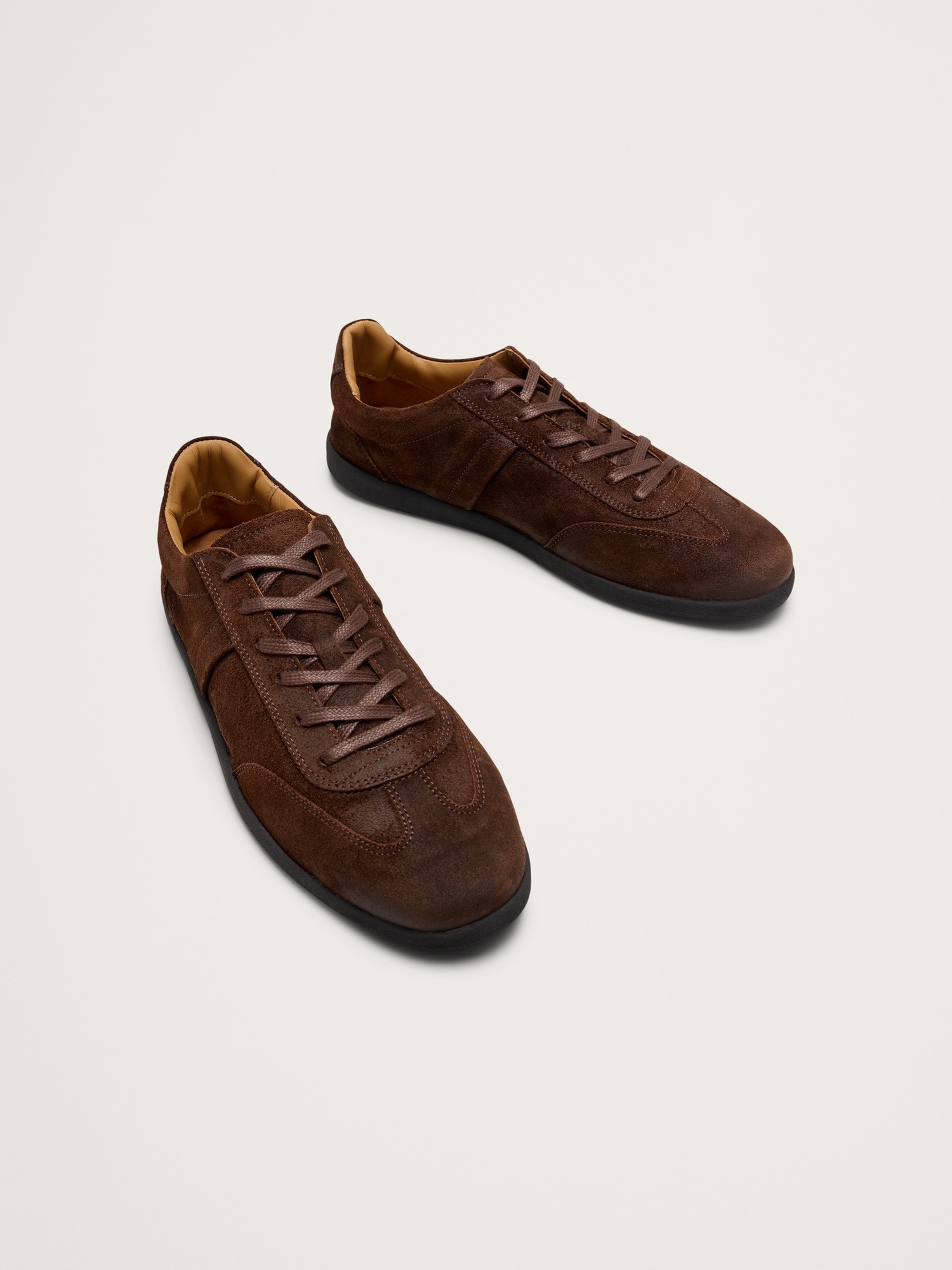 Мужские кроссовки Banana Republic Italian Suede, цвет: Шоколадный коричневый — фото 3
