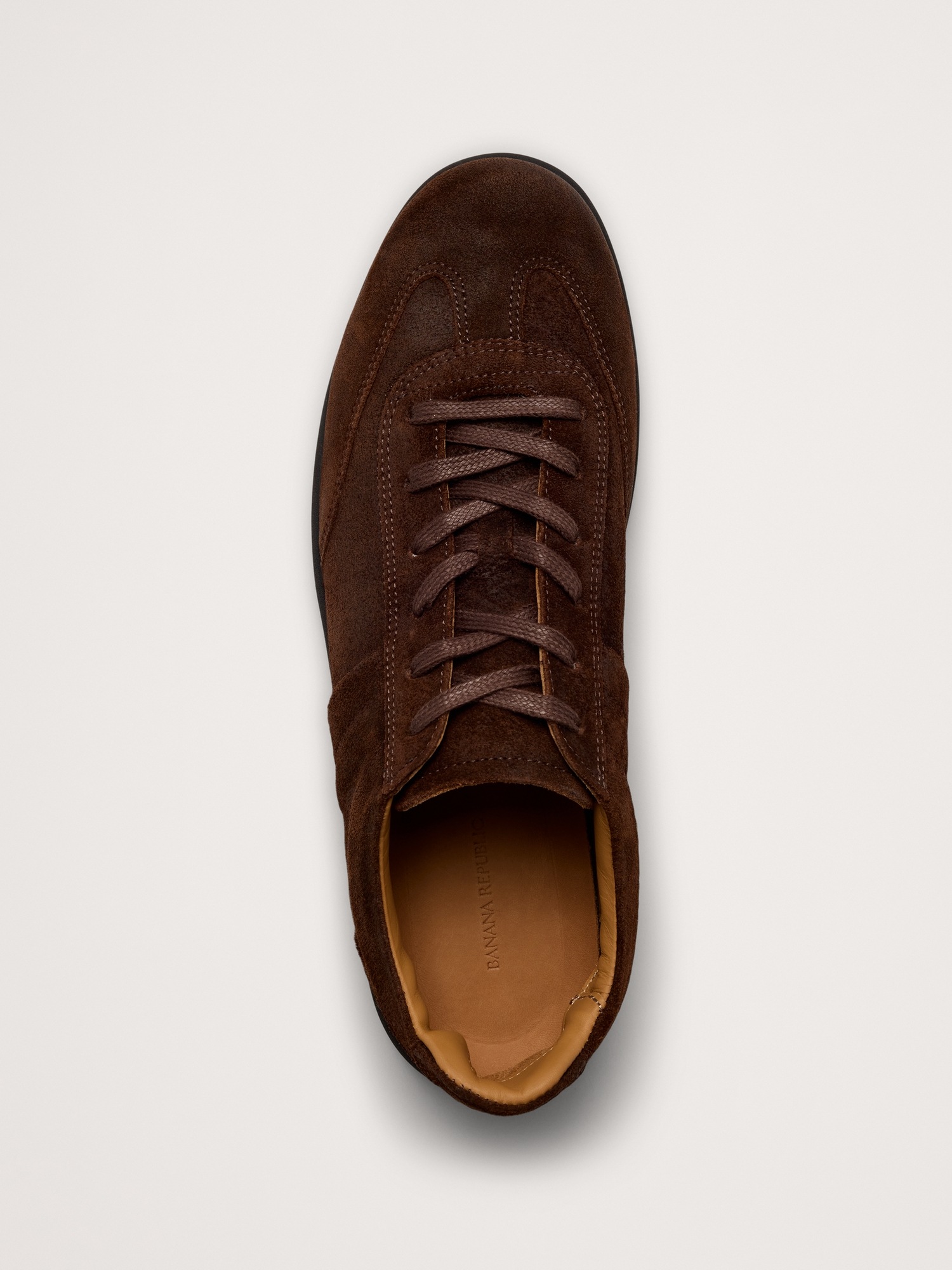 Мужские кроссовки Banana Republic Italian Suede, цвет: Шоколадный коричневый — фото 5
