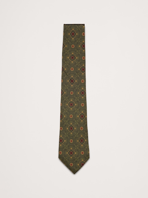 Geometric Silk Tie by Tino Cosma
