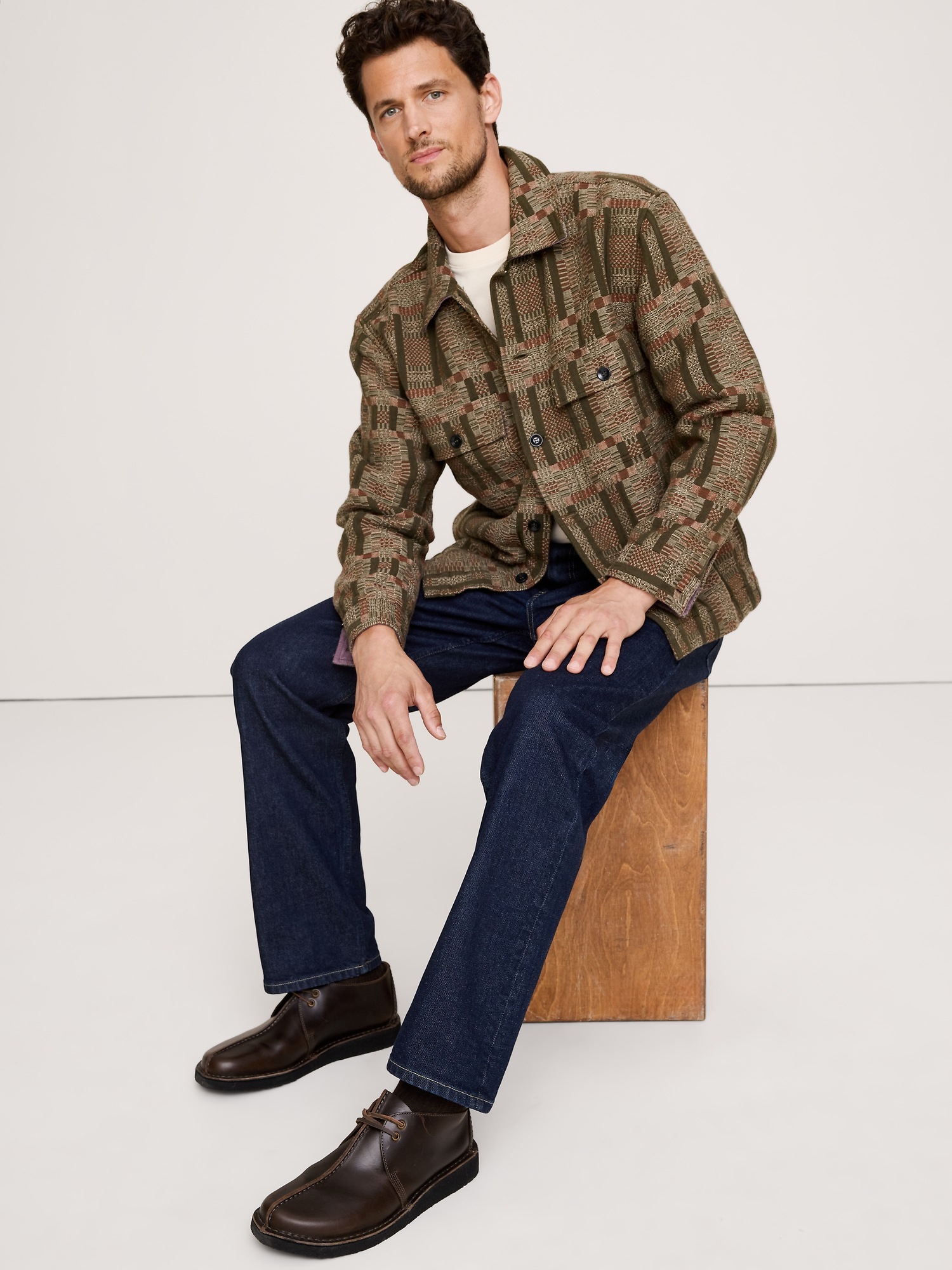 Clark's Originals Мужские ботинки Banana Republic Desert Trek, Clarks Originals, цвет: Тёмный коричневый — фото 2