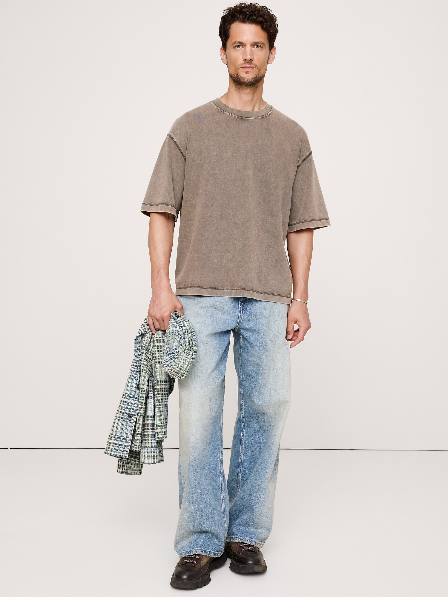 Heavyweight Cotton Boxy Tee - thumbnail 7