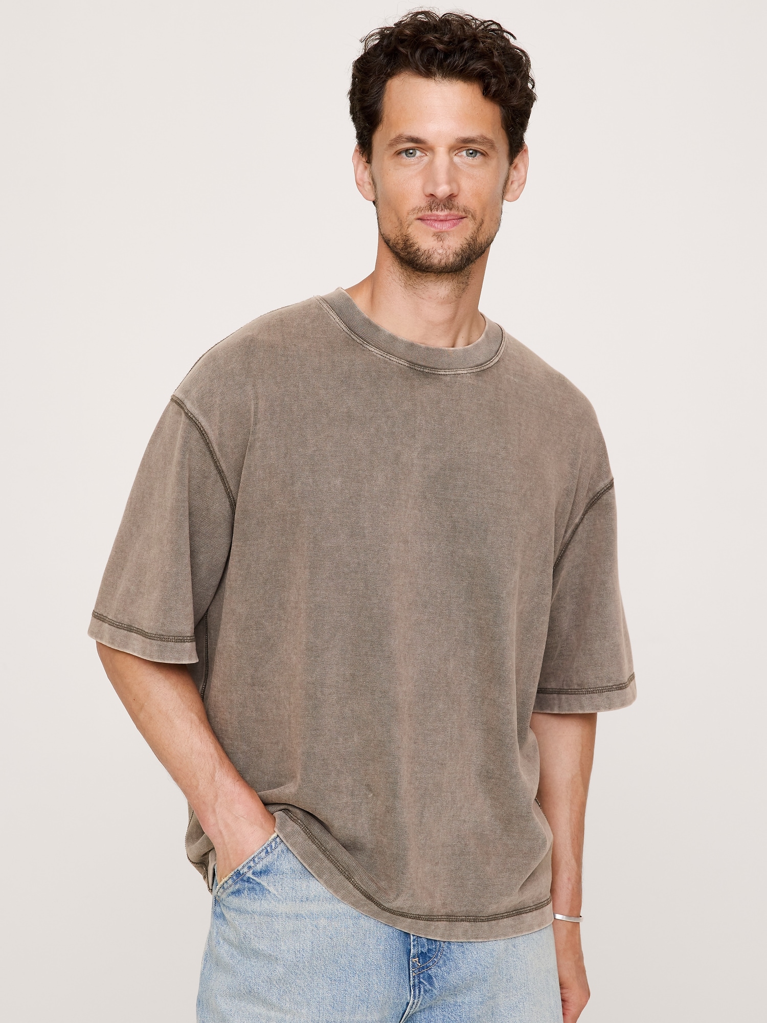 Heavyweight Cotton Boxy Tee - thumbnail 9