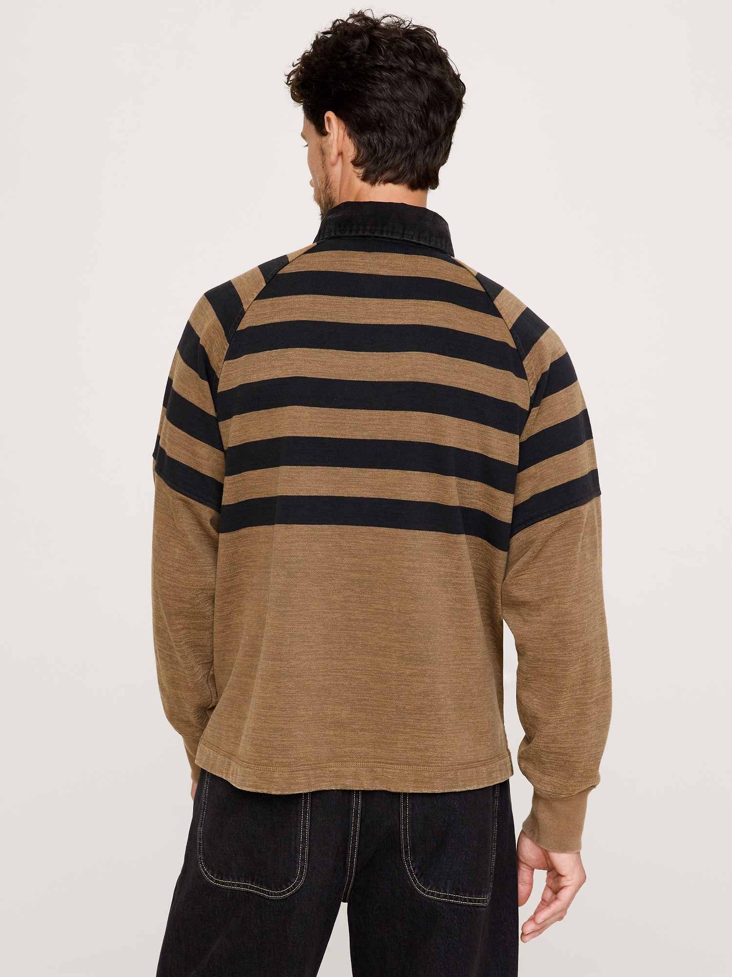 Archive Reissue Striped Rugby Jersey - thumbnail 2
