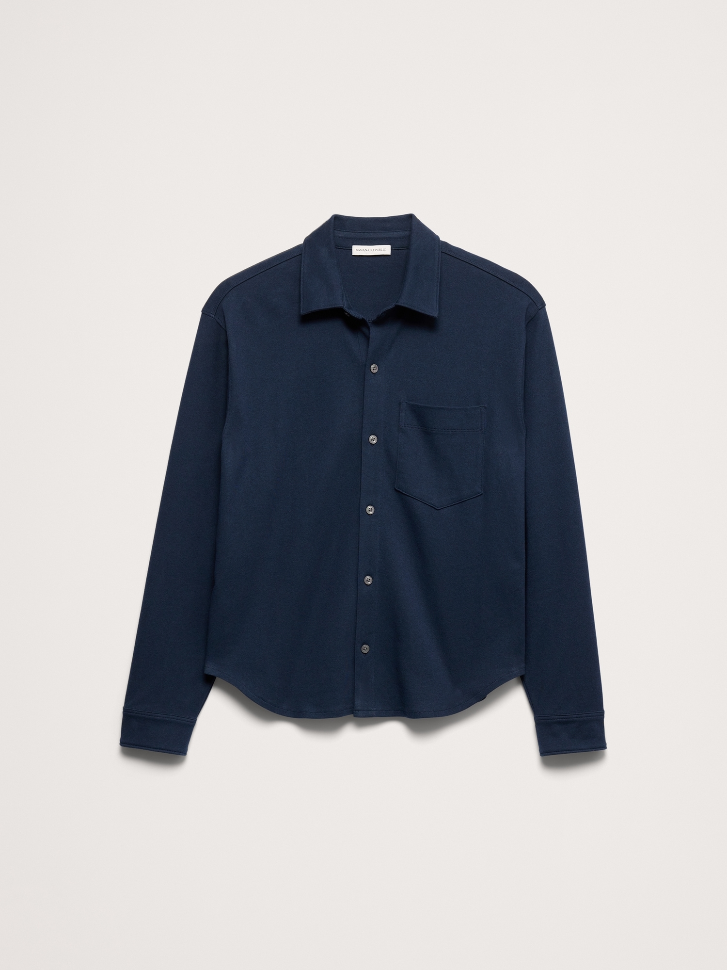 Luxury-Touch Button-Down Shirt - thumbnail 5