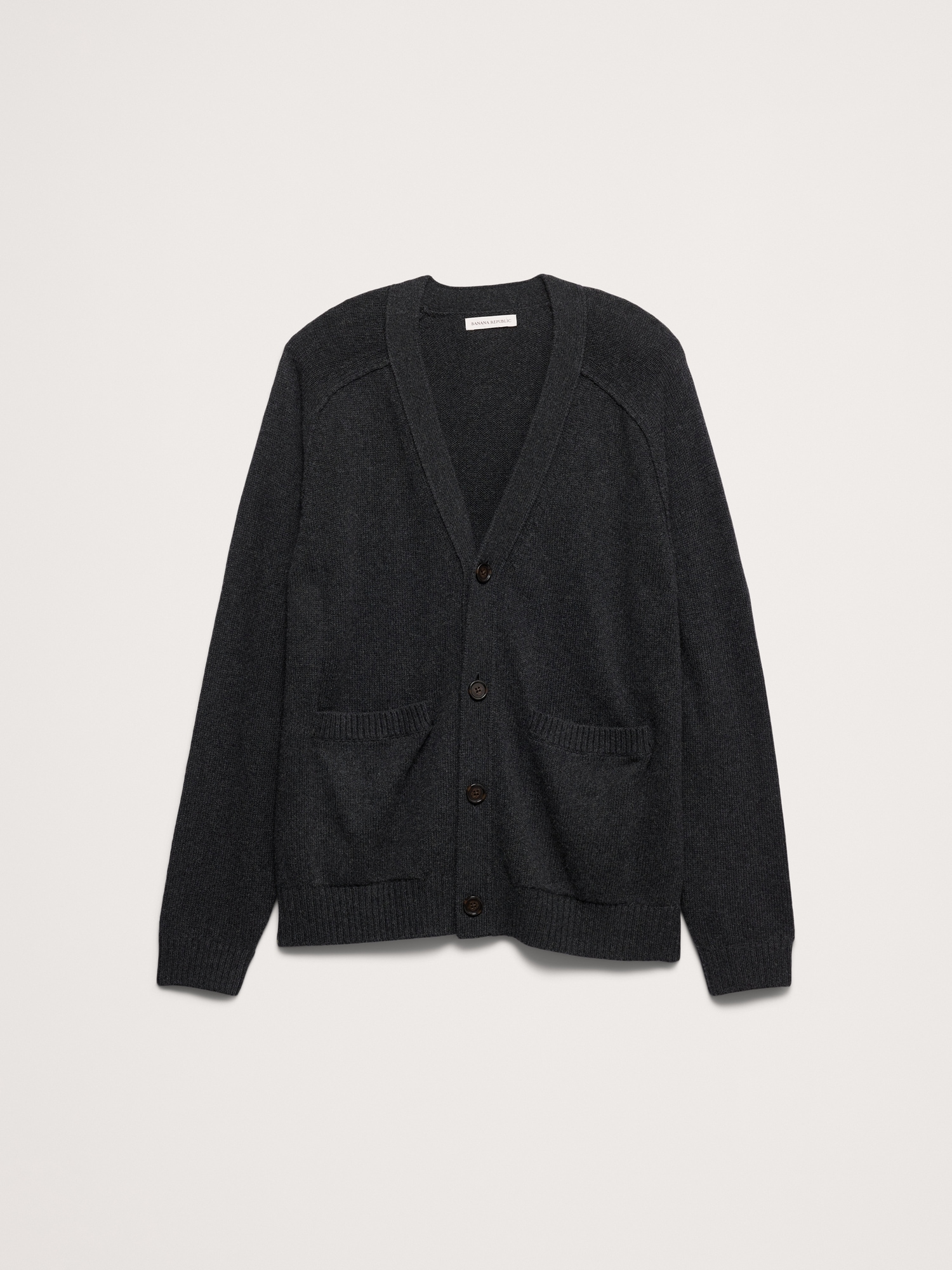 Cotton-Cashmere Cardigan - thumbnail 4