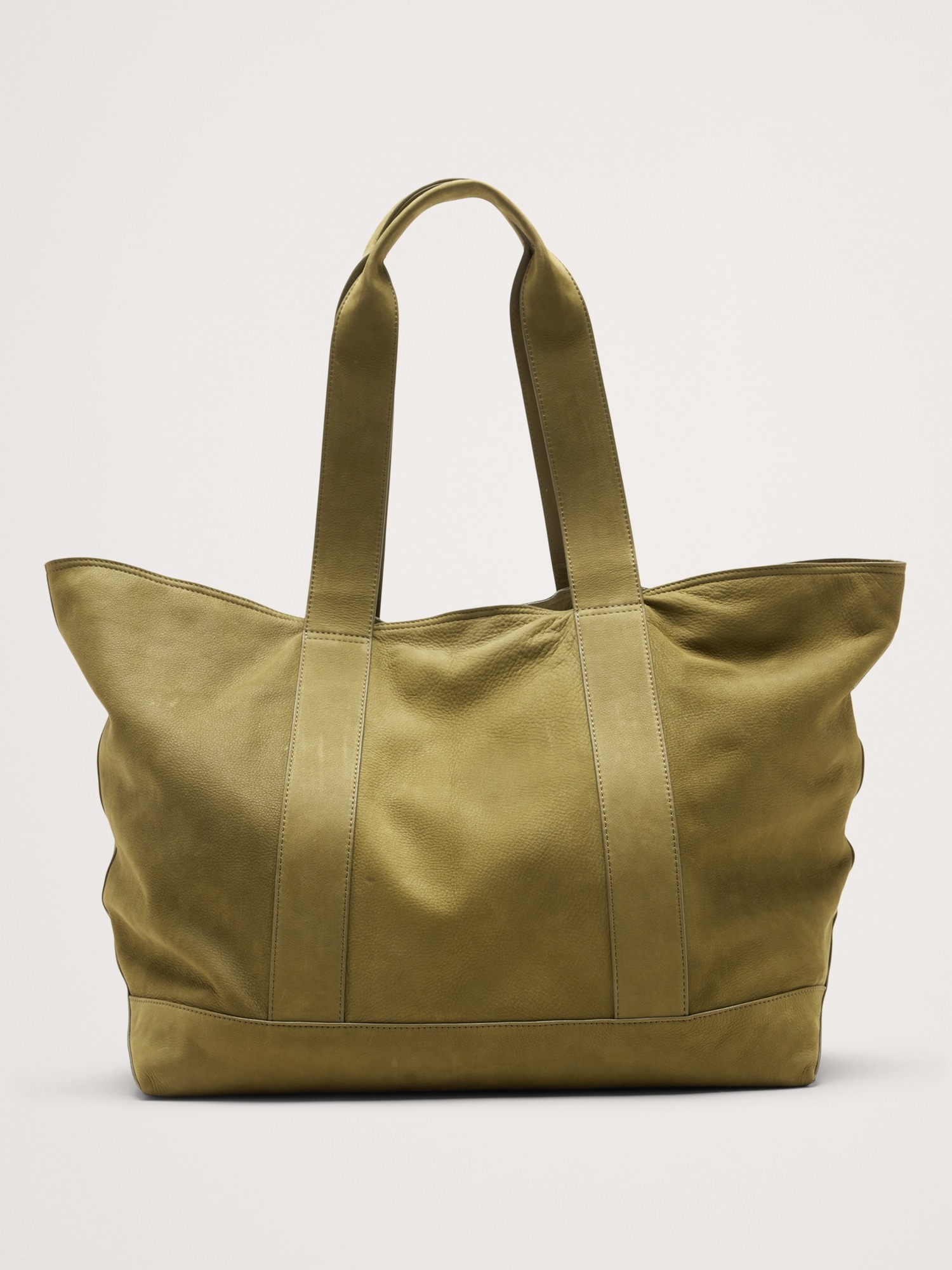 Nubuck Leather Weekend Tote - thumbnail 4