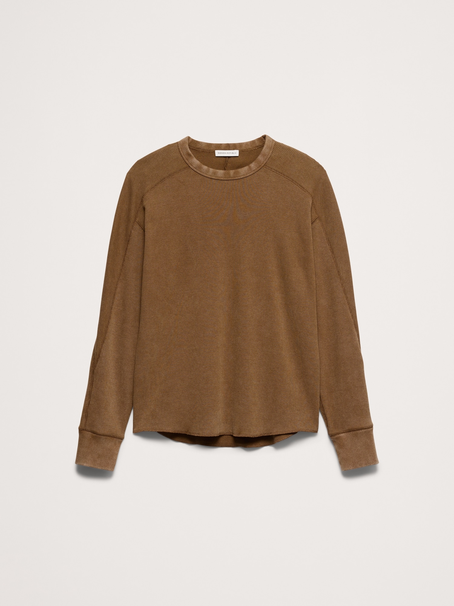 Cotton Waffle-Knit T-Shirt - thumbnail 4