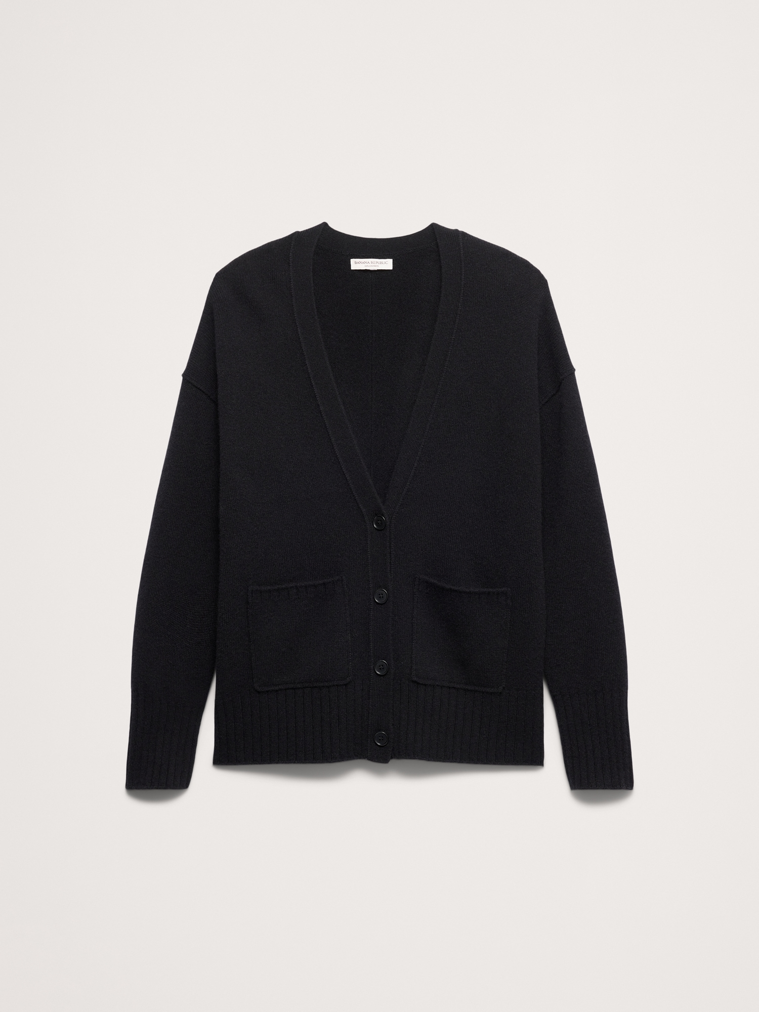 Oversized Cashmere Boyfriend Cardigan - thumbnail 4