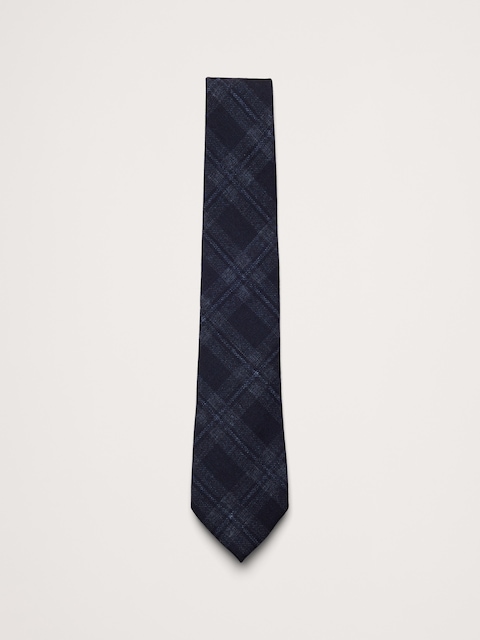 Plaid Wool Tie by Tino Cosma