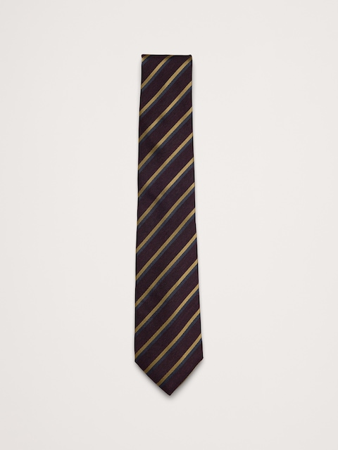 Striped Silk Tie by Tino Cosma