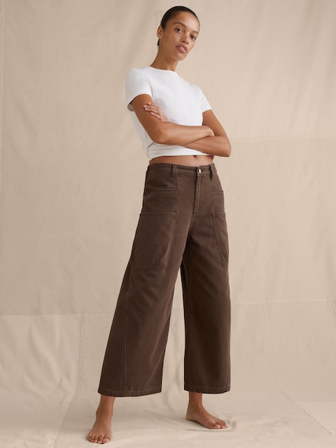 Low-Rise Loose Crop Jean