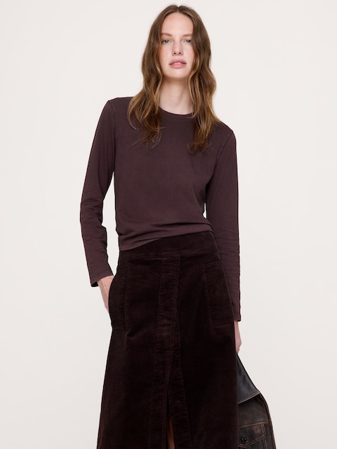 Vintage Cotton Long-Sleeve T-Shirt