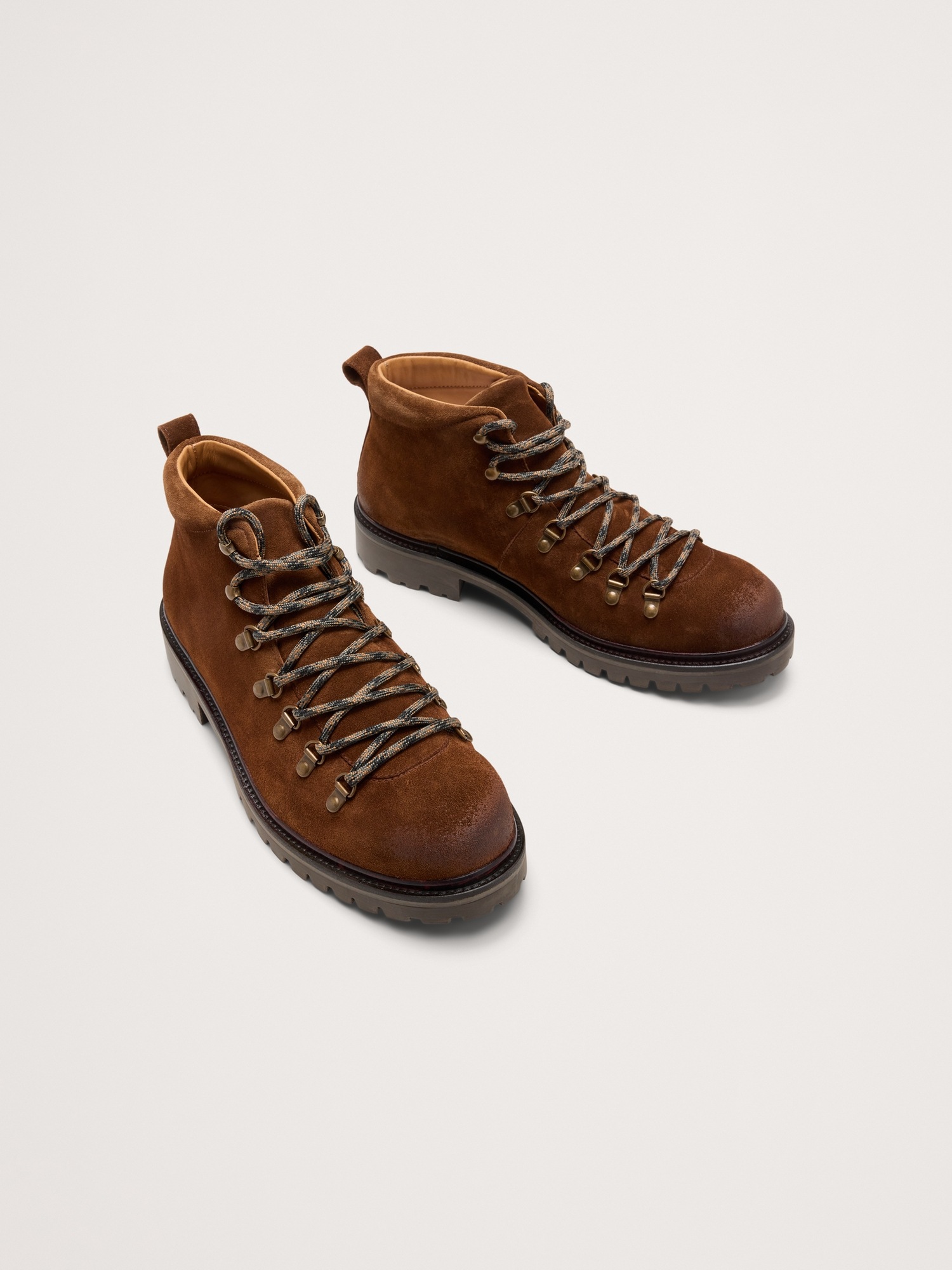 Мужские ботинки Banana Republic Italian Burnished Leather Alpine Boot, цвет: Средний коричневый — фото 3