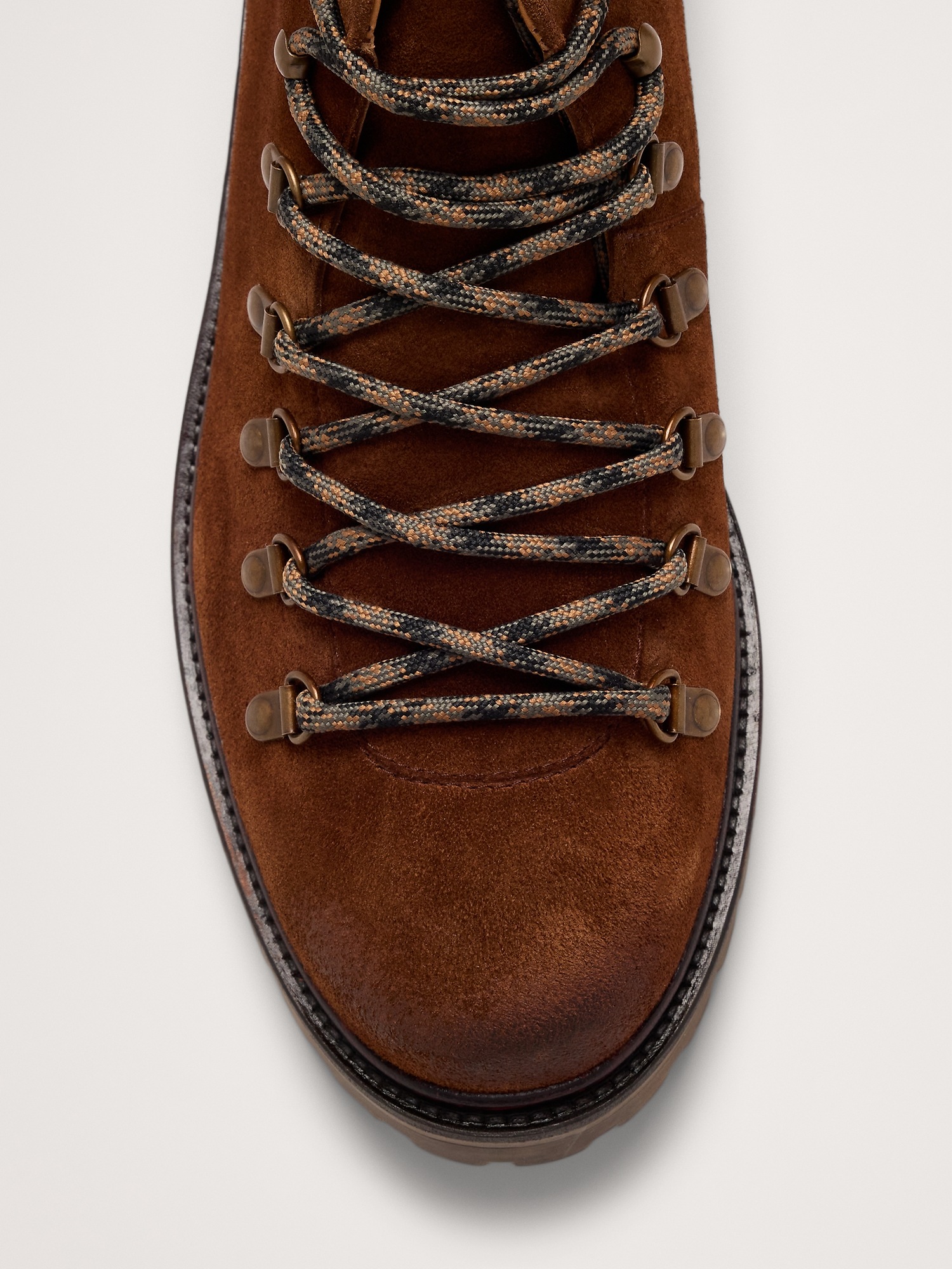 Мужские ботинки Banana Republic Italian Burnished Leather Alpine Boot, цвет: Средний коричневый — фото 5