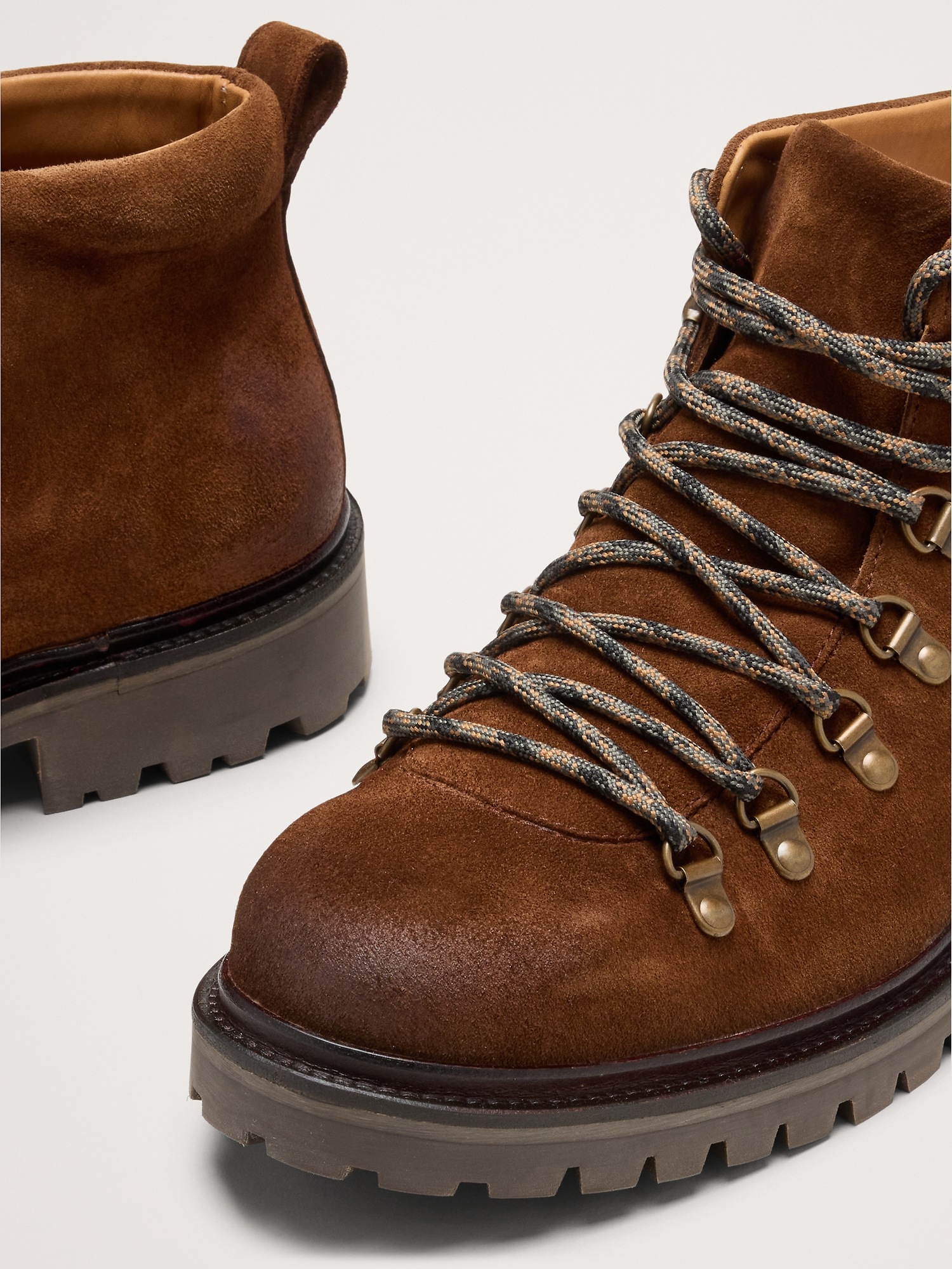 Мужские ботинки Banana Republic Italian Burnished Leather Alpine Boot, цвет: Средний коричневый — фото 6