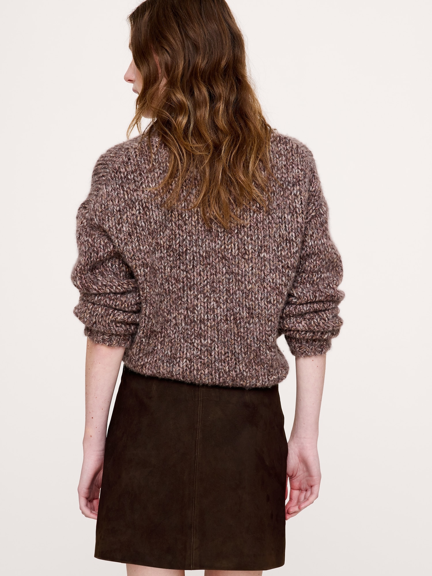 Suede Mini Skirt