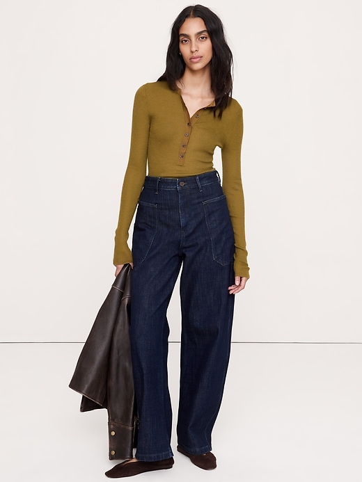 Featherweight Cashmere Henley