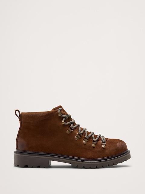 Italian Burnished Leather Alpine Boot