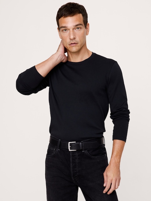 Luxury-Touch Long-Sleeve T-Shirt