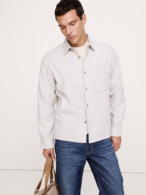 Relaxed-Fit Flannel Shirt