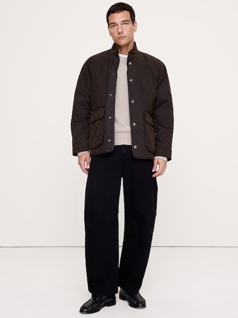 Relaxed Wax Quilted Jacket
