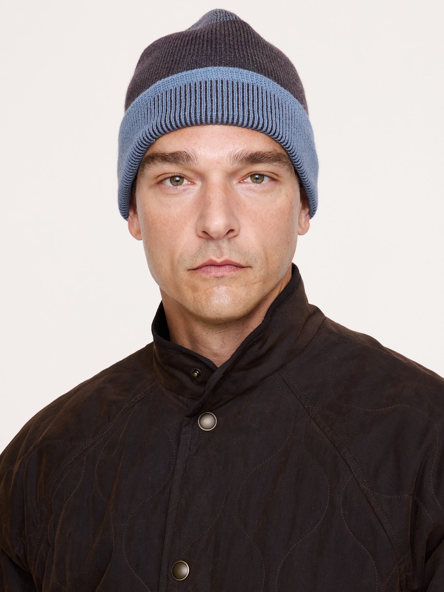 Merino Lightweight Striped Beanie - thumbnail 6