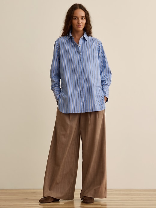 Banana Republic x La Ligne | The Cotton Poplin Tunic | Banana